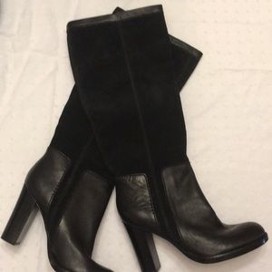 Nine West Leather & Suede Emilio Boot 6.5